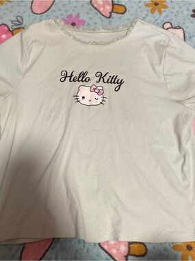 Light Blue Hello Kitty Short Sleeve Tee